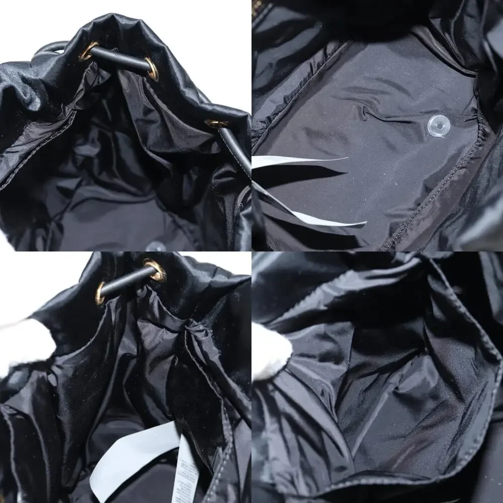 Versace Nylon Backpack Black